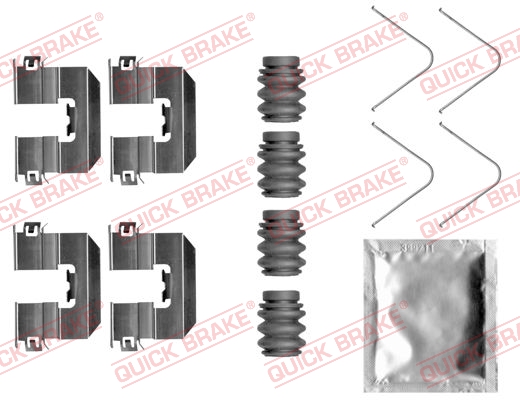 Rem montageset Quick Brake 109-0058