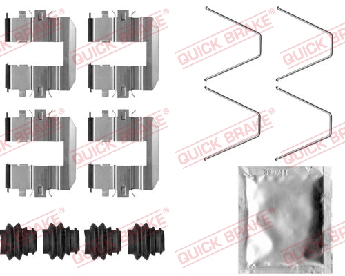 Rem montageset Quick Brake 109-0060