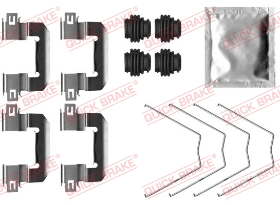 Rem montageset Quick Brake 109-0064