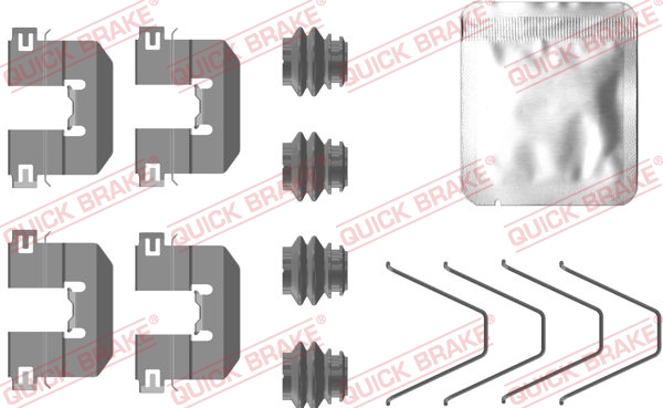 Rem montageset Quick Brake 109-0100