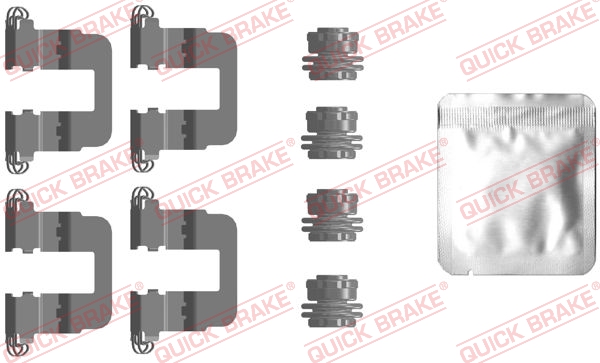 Rem montageset Quick Brake 109-0106