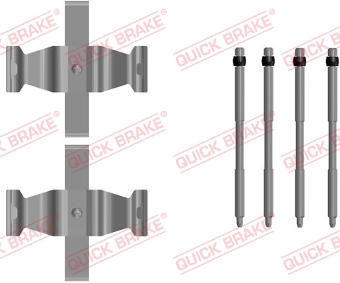 Rem montageset Quick Brake 109-0107