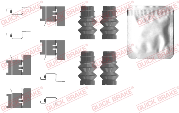 Rem montageset Quick Brake 109-0120