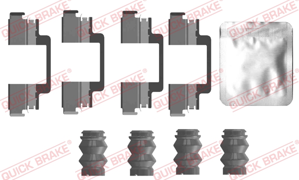 Rem montageset Quick Brake 109-0121