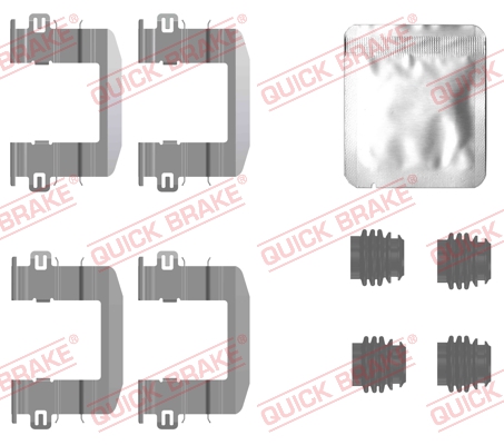 Rem montageset Quick Brake 109-0132