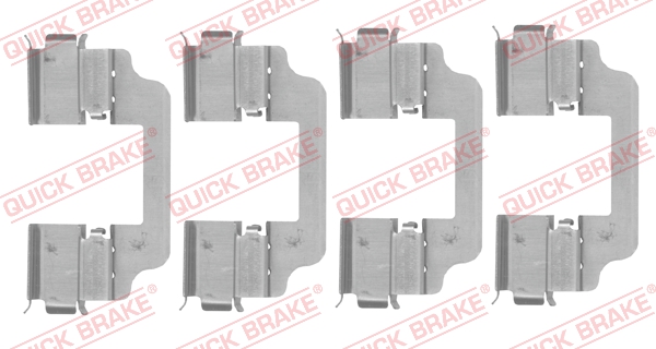 Rem montageset Quick Brake 109-0153