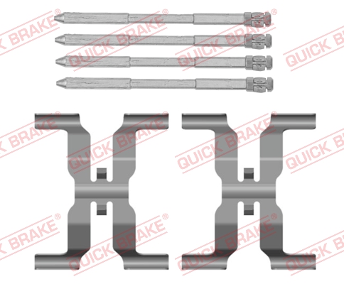 Rem montageset Quick Brake 109-0166