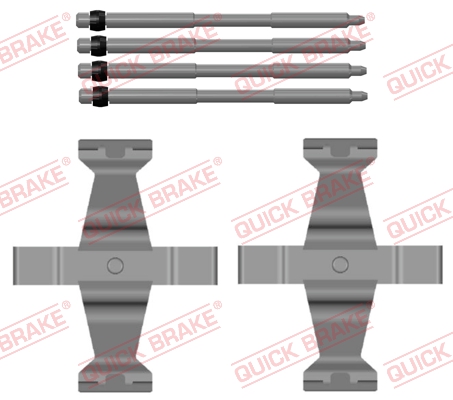 Rem montageset Quick Brake 109-0171