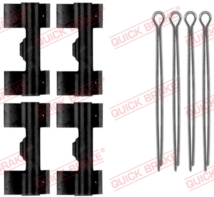 Rem montageset Quick Brake 109-0952