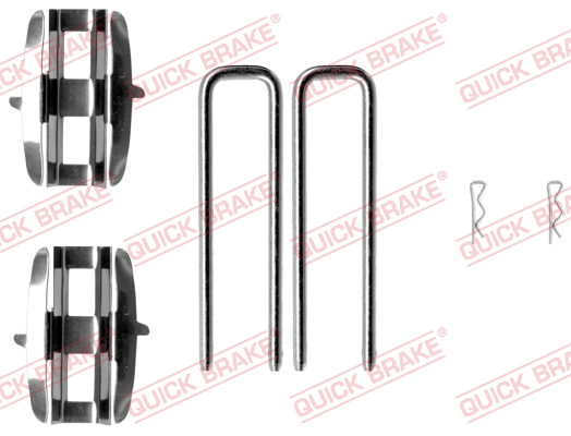 Rem montageset Quick Brake 109-0961