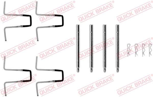 Rem montageset Quick Brake 109-0977