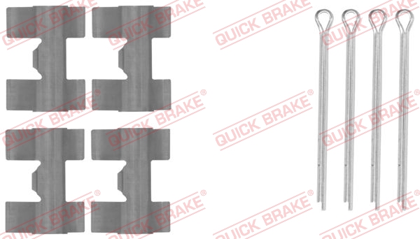 Rem montageset Quick Brake 109-0981