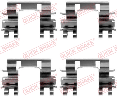 Rem montageset Quick Brake 109-1087