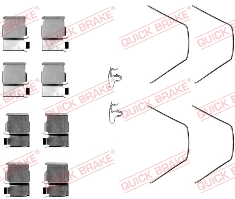 Rem montageset Quick Brake 109-1093