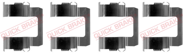 Rem montageset Quick Brake 109-1102