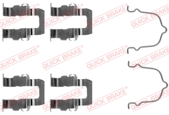 Rem montageset Quick Brake 109-1119