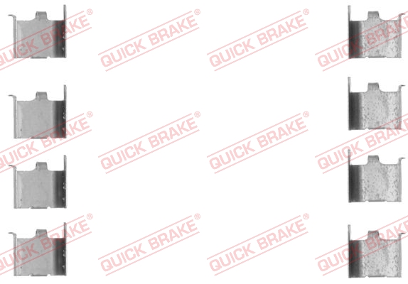 Rem montageset Quick Brake 109-1132