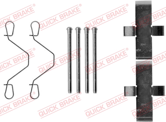 Rem montageset Quick Brake 109-1138