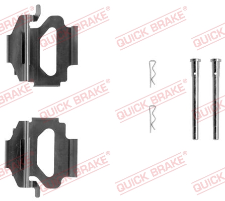 Rem montageset Quick Brake 109-1140