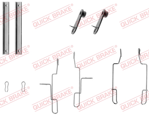 Rem montageset Quick Brake 109-1147