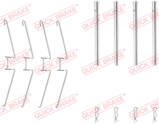 Rem montageset Quick Brake 109-1155