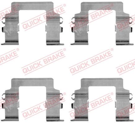 Rem montageset Quick Brake 109-1161