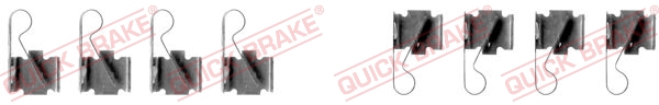 Rem montageset Quick Brake 109-1167