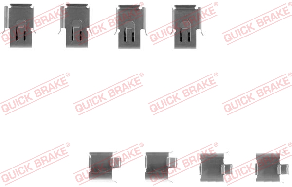 Rem montageset Quick Brake 109-1171