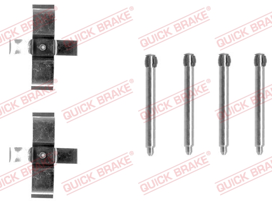 Rem montageset Quick Brake 109-1195