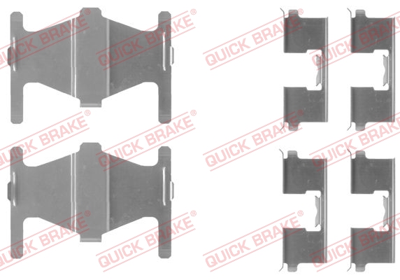 Rem montageset Quick Brake 109-1204