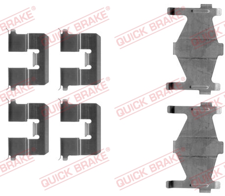 Rem montageset Quick Brake 109-1206