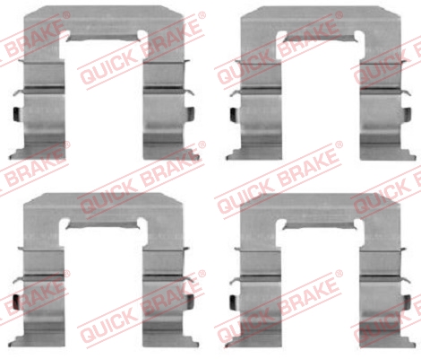 Rem montageset Quick Brake 109-1212
