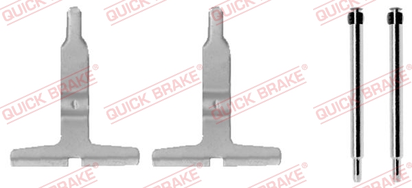 Rem montageset Quick Brake 109-1217