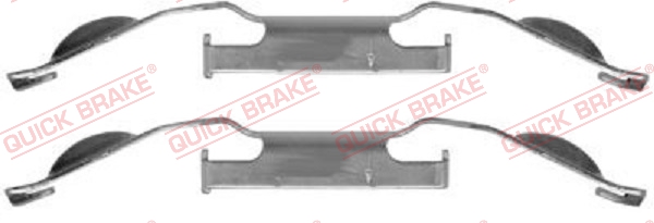 Rem montageset Quick Brake 109-1221