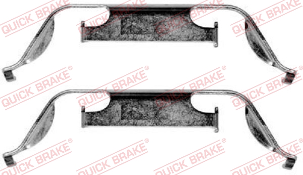 Rem montageset Quick Brake 109-1222