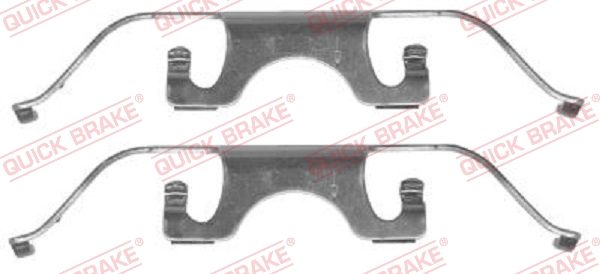 Rem montageset Quick Brake 109-1224