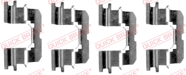 Rem montageset Quick Brake 109-1227