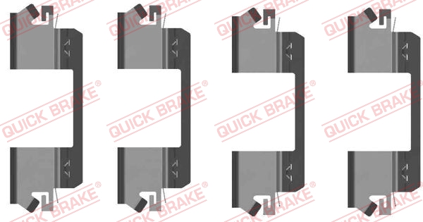 Rem montageset Quick Brake 109-1234