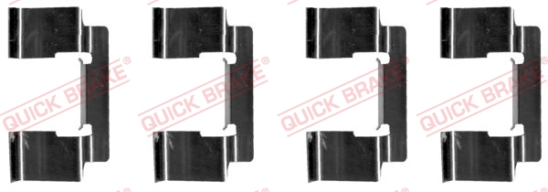 Rem montageset Quick Brake 109-1235