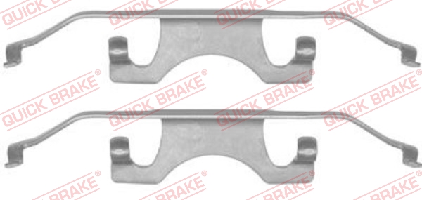 Rem montageset Quick Brake 109-1241
