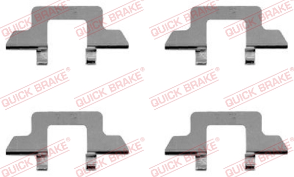 Rem montageset Quick Brake 109-1242