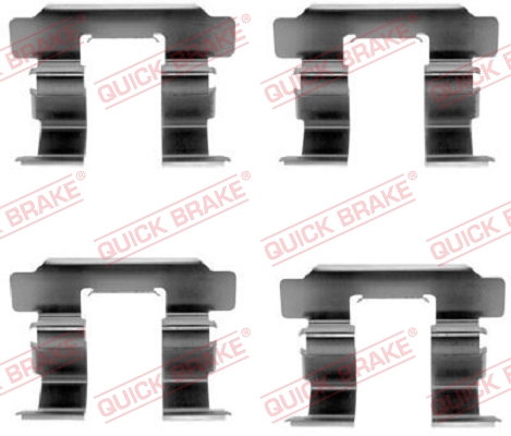 Rem montageset Quick Brake 109-1251