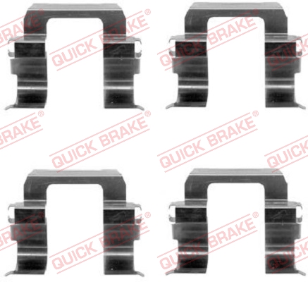 Rem montageset Quick Brake 109-1252