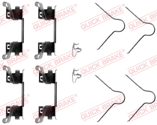 Rem montageset Quick Brake 109-1254