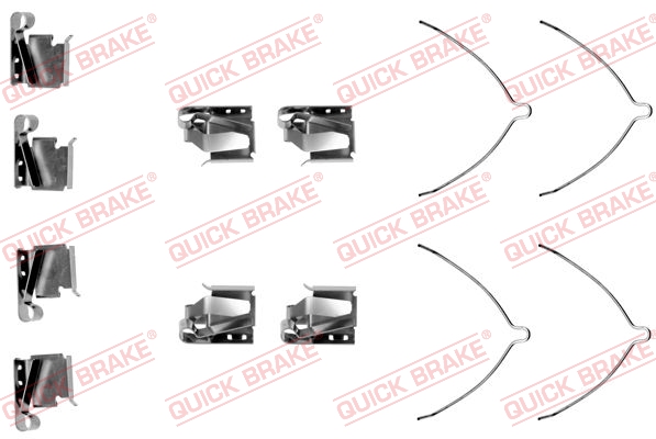 Rem montageset Quick Brake 109-1269