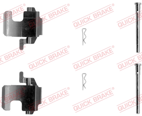 Rem montageset Quick Brake 109-1273