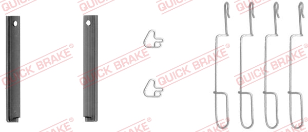 Rem montageset Quick Brake 109-1280