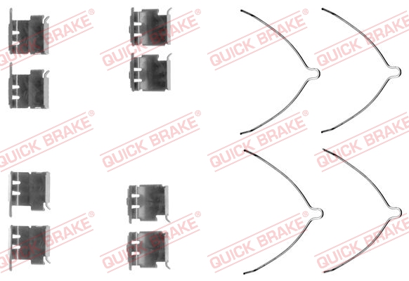 Quick Brake Rem montageset 109-1289