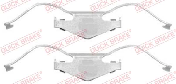 Rem montageset Quick Brake 109-1297