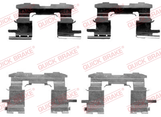 Rem montageset Quick Brake 109-1631